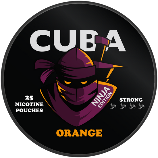 Cuba Ninja Orange Nicotine Pouches 30mg (5 Pack)