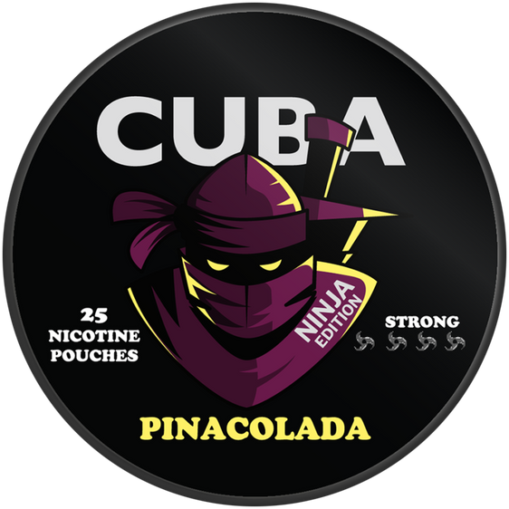 Cuba Ninja Pina Colada Nicotine Pouches 30mg (5 Pack)