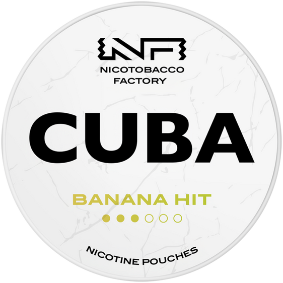 Cuba White Line Banana Hit Nicotine Pouches 16mg (5 Pack)