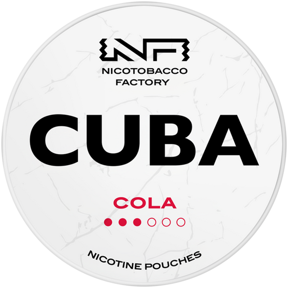 Cuba White Line Cola Nicotine Pouches 16mg (5 Pack)