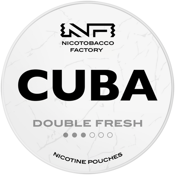 Cuba White Line Double Fresh Nicotine Pouches 16mg (5 Pack)