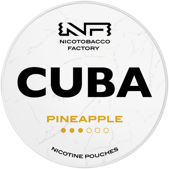 Cuba White Line Pineapple Nicotine Pouches 16mg (5 Pack)