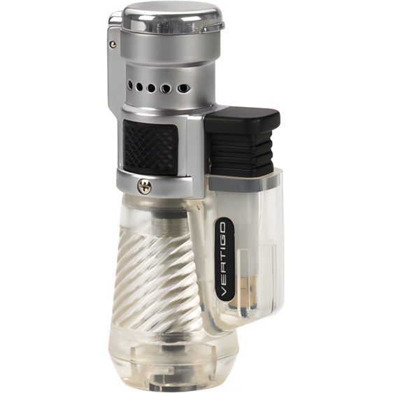 Vertigo Cyclone Triple Torch Lighter - Clear - Single