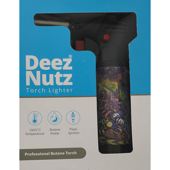 Deez Nutz Stylized Torch - Cartoon Hedgehog