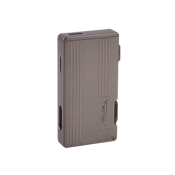 Vector Defiance Flat Flame Torch Lighter - Gunmetal Satin