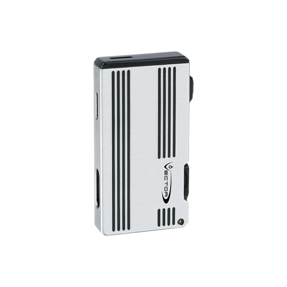 Vector Defiance Flat Flame Torch Lighter - Chrome