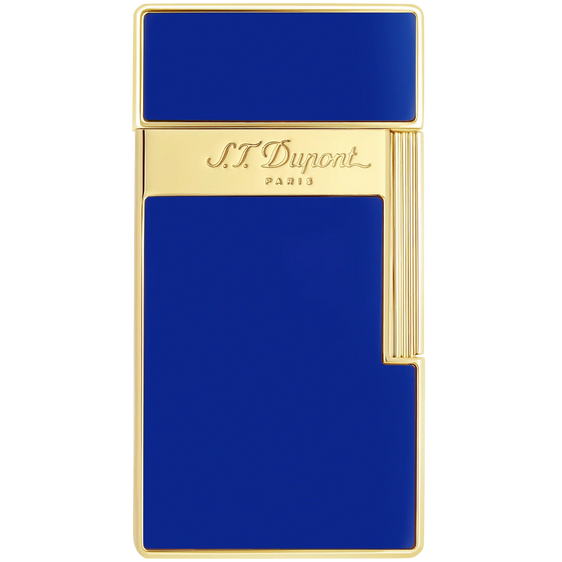 S.T. Dupont Biggy Lighter – Indigo Blue Lacquered