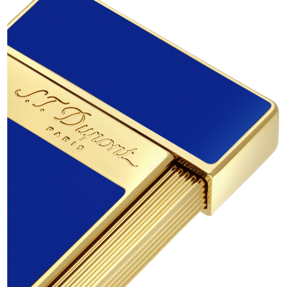 S.T. Dupont Biggy Lighter – Indigo Blue Lacquered