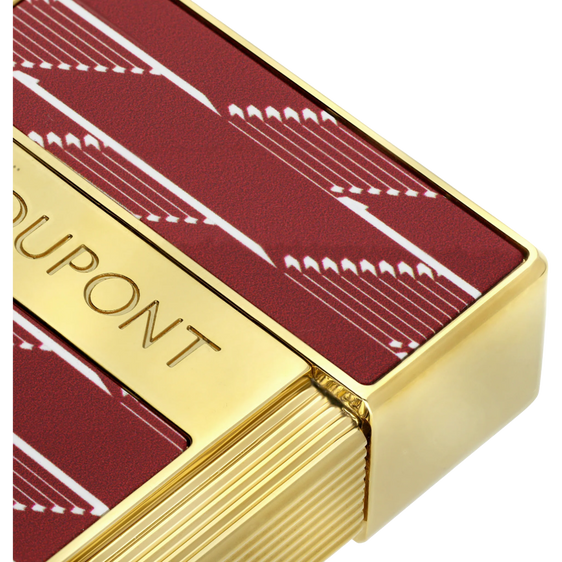 S.T. Dupont Biggy Lighter – Monogram 1872 Burgundy