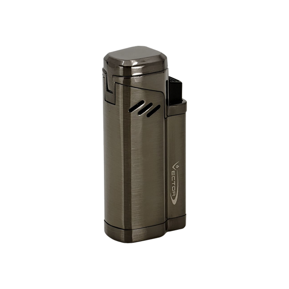 Vector Empire Quad Flame Lighter - Gunmetal Satin