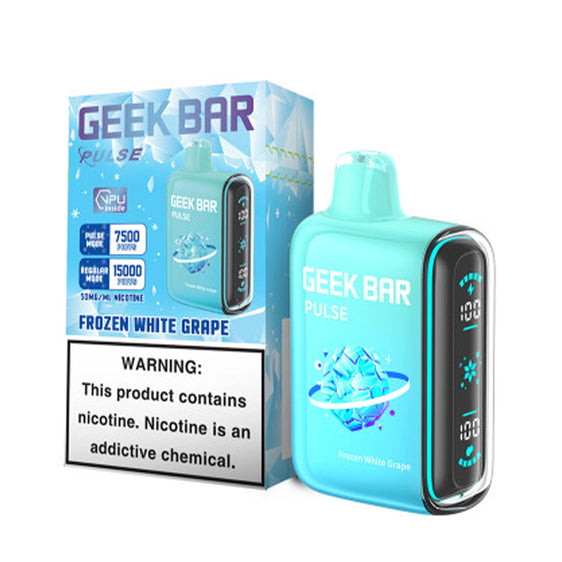 Geek Bar Pulse 15000 Puffs Disposable Vape - Frozen White Grape