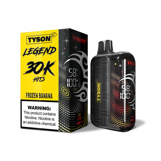 Tyson 2.0 Legend 30,000 Puffs Disposable Vape - Frozen Banana