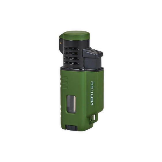 Vertigo Forester Triple Torch Lighter - Green