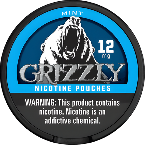 Grizzly Mint Nicotine Pouches (5 Pack)