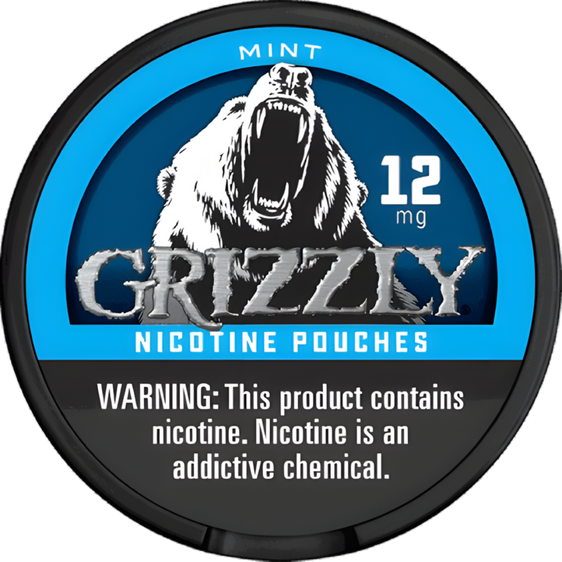 Grizzly Mint Nicotine Pouches (5 Pack)