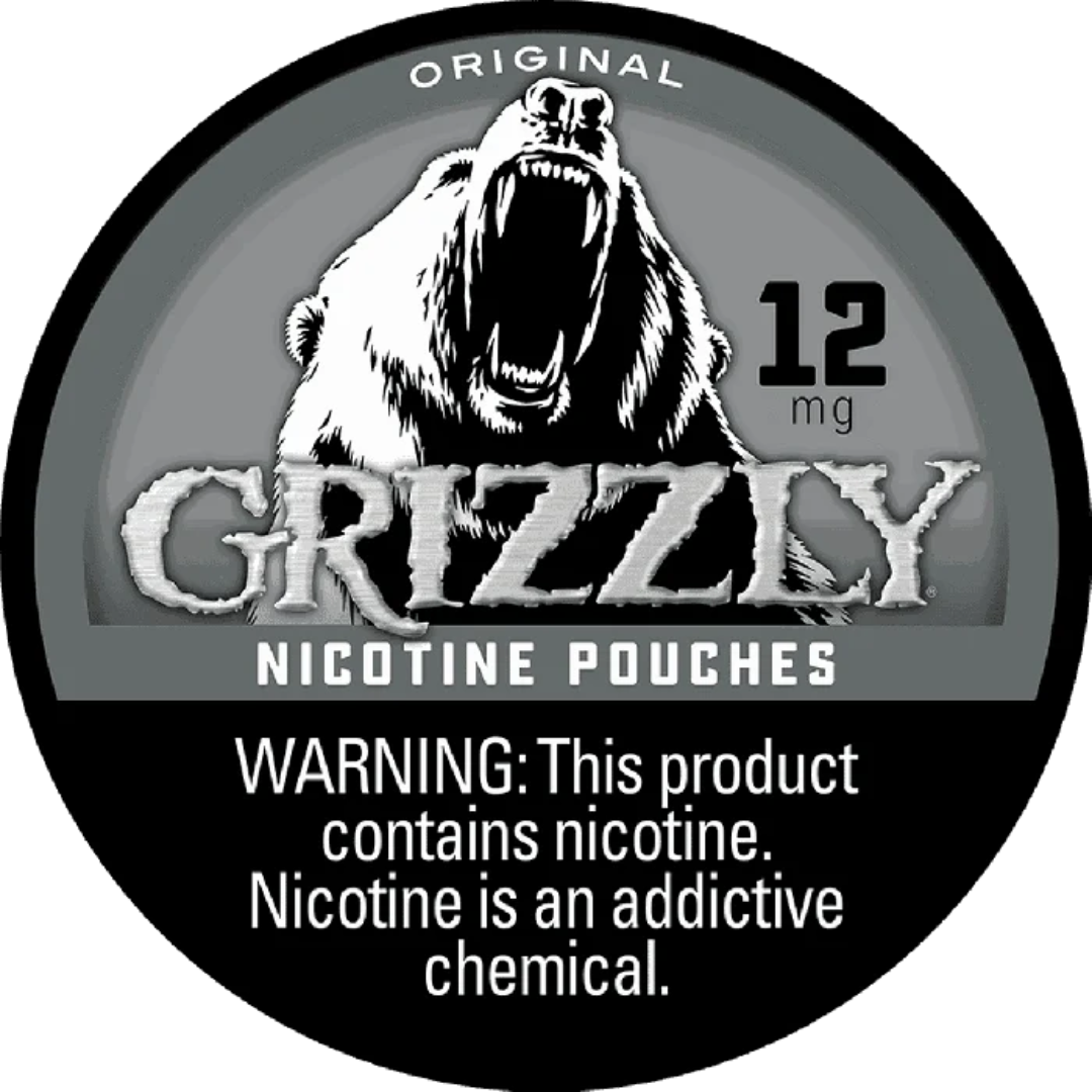grizzly tobacco logo Grizzly Original Nicotine Pouches 5 Pack