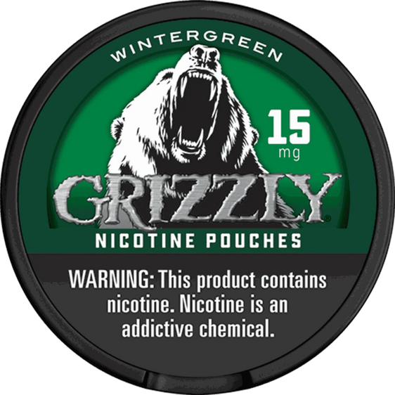 Grizzly Wintergreen Nicotine Pouches (5 Pack)