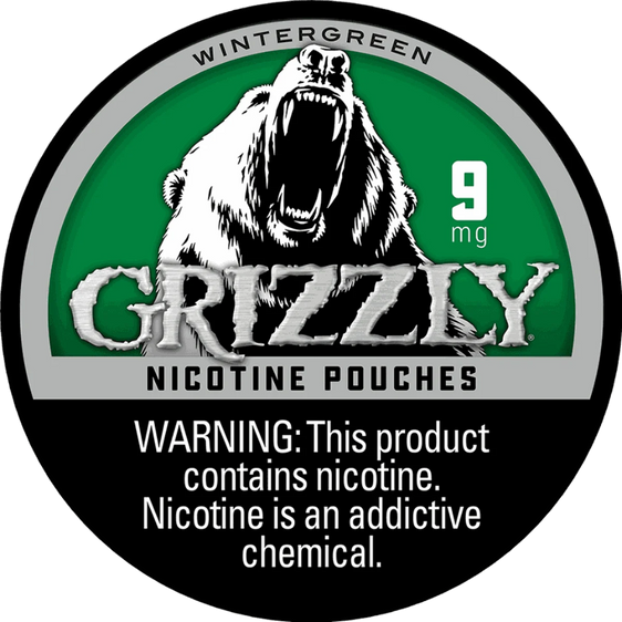 Grizzly Wintergreen Nicotine Pouches (5 Pack)