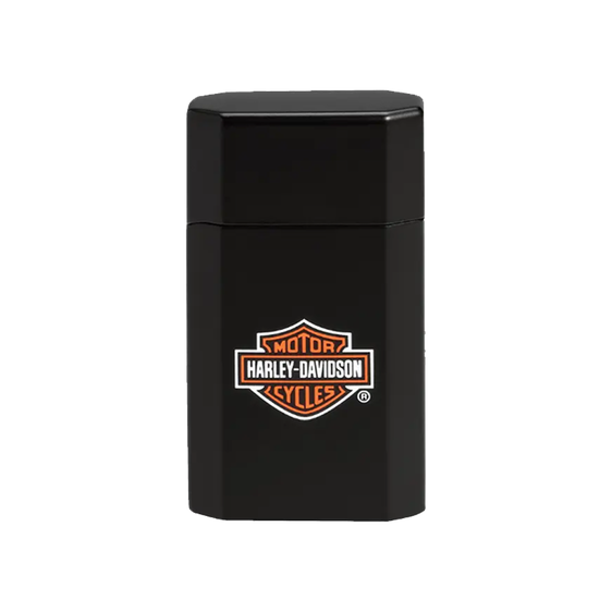 Ronson Jetlite Butane Harley Davidson Cigar Lighter - Harley Davidson Logo on Matte Black