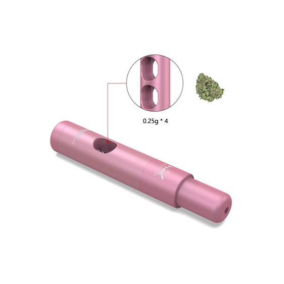 Hamilton Devices Daypipe Mini – 4 Chamber Pocket Dry Herb Pipe - Pink
