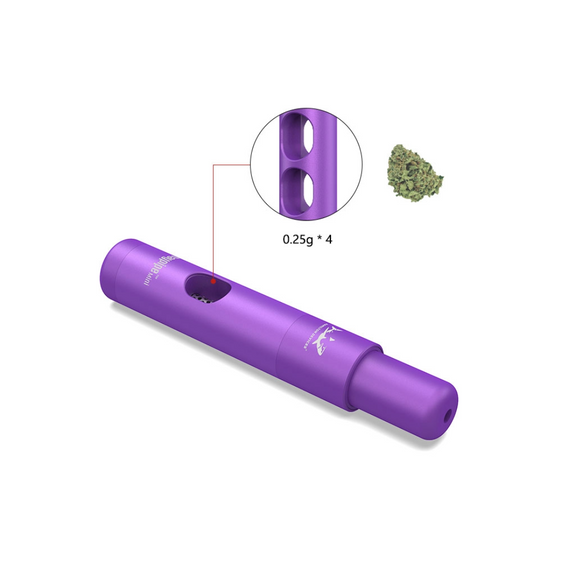 Hamilton Devices Daypipe Mini – 4 Chamber Pocket Dry Herb Pipe - Purple