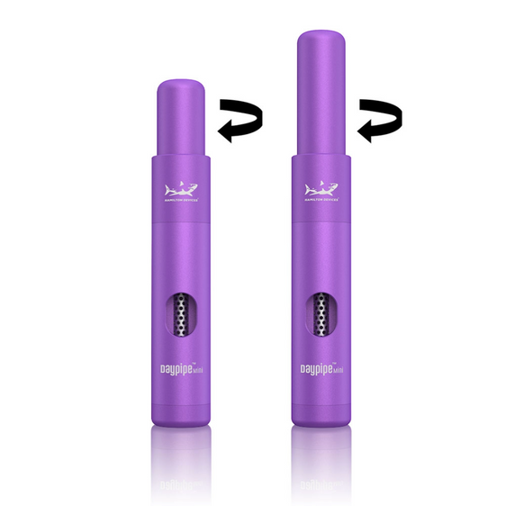 Hamilton Devices Daypipe Mini – 4 Chamber Pocket Dry Herb Pipe - Purple