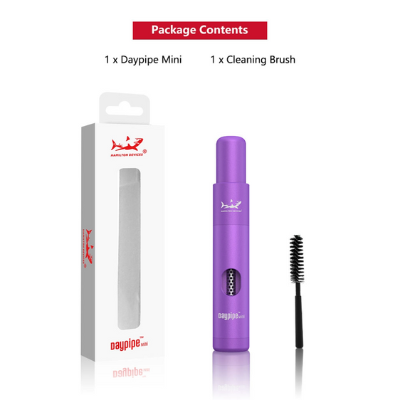 Hamilton Devices Daypipe Mini – 4 Chamber Pocket Dry Herb Pipe - Purple