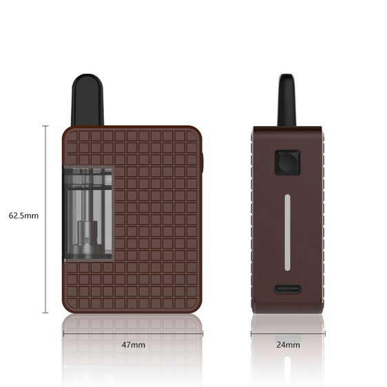 Hamilton Devices Jetstream Mini - Self-Propelling 510 Vape Battery - Brown
