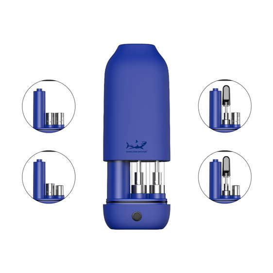 Hamilton Devices Tombstone V2 - Dual 510 Vape Battery - Blue