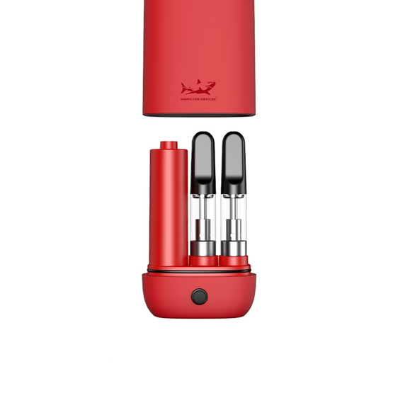 Hamilton Devices Tombstone V2 - Dual 510 Vape Battery - Red