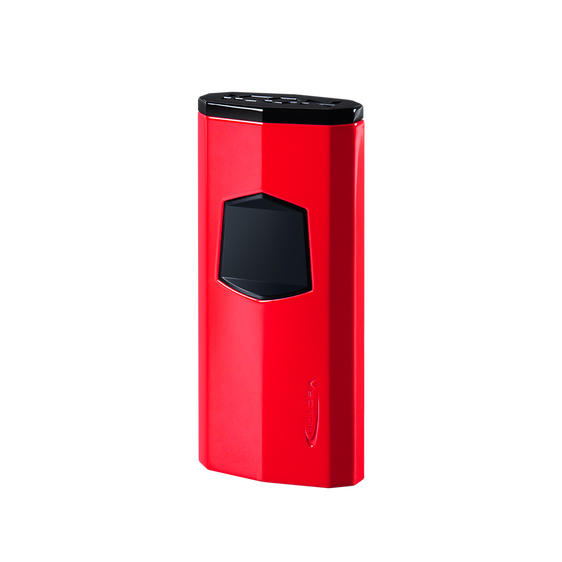 Vector Icon Electric Triple Flame Torch Lighter - Red Lacquer