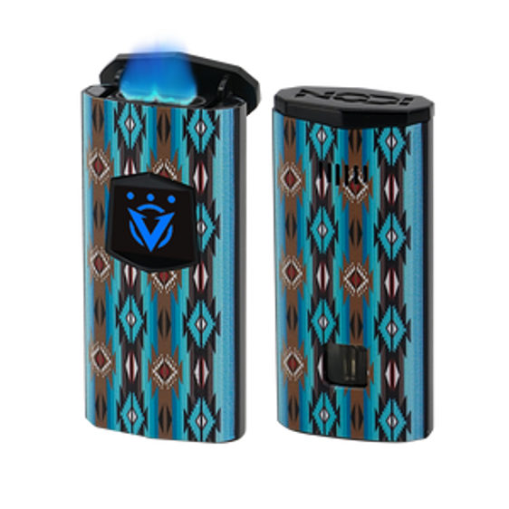 Vector Icon Electric Triple Flame Torch Lighter - Native Turquoise