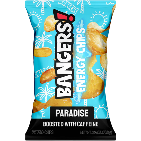 Bangers Caffeine Chips - 3 Pack - Paradise Boosted Caffeine