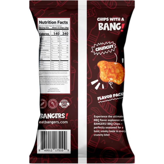 Bangers Caffeine Chips - 3 Pack