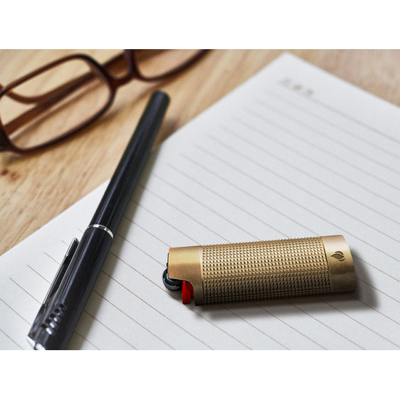 Brass Gold Sleeve Case for BIC Lighter - Lighter USA