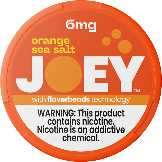 JOEY Orange Sea Salt Nicotine Pouches 6mg (5 Pack)