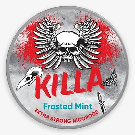 Killa Nicotine Pouches Frosted Mint 12.8mg - 5 Pack