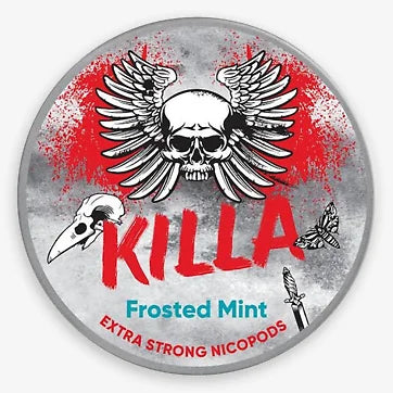 Killa Nicotine Pouches Frosted Mint 12.8mg - 5 Pack