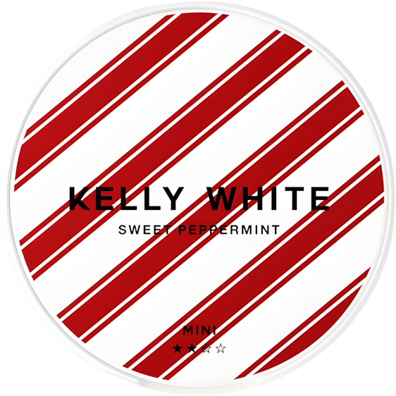 Kelly White Sweet Peppermint Mini 6mg Nicotine Pouches (5 Pack)
