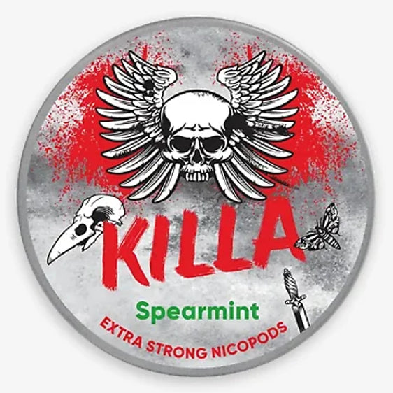 Killa Nicotine Pouches Spearmint 13.2mg - 5 Pack