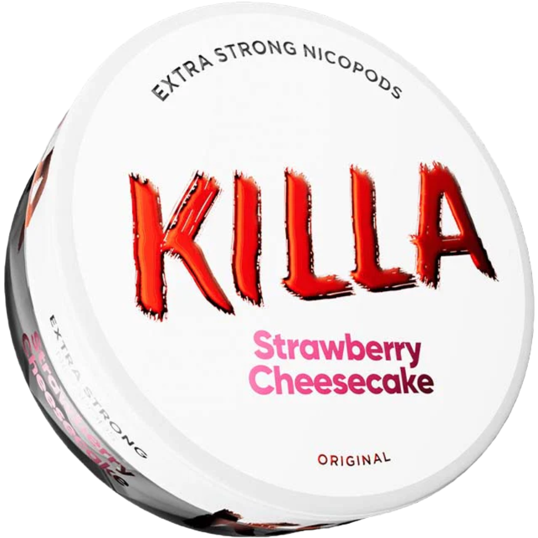 Killa Strawberry Cheesecake 13.2mg Nicotine Pouches | Lighter USA