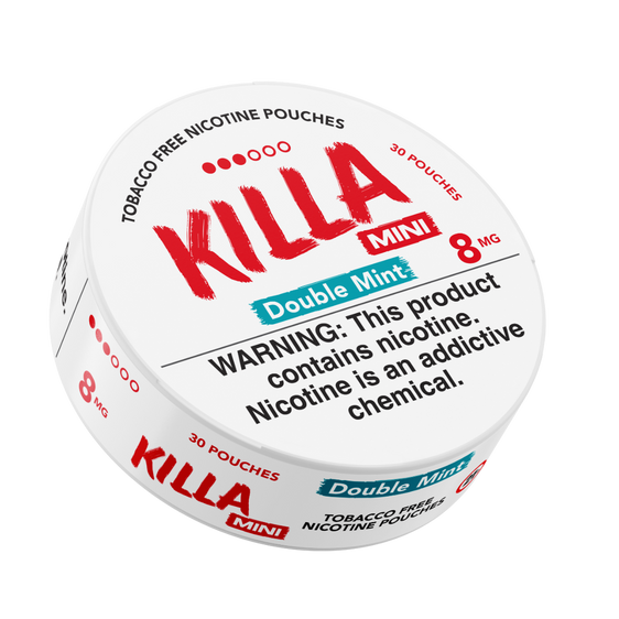 Killa Nicotine Pouches Double Mint Mini 8mg - 5 Pack