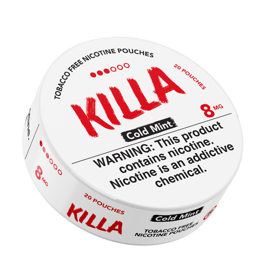 Killa Nicotine Pouches Cold Mint - 5 Pack - 8mg