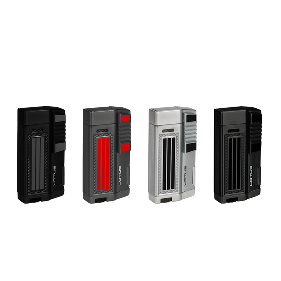 Lotus 55 Droid Double Flame Torch Lighter and Punch Cutter