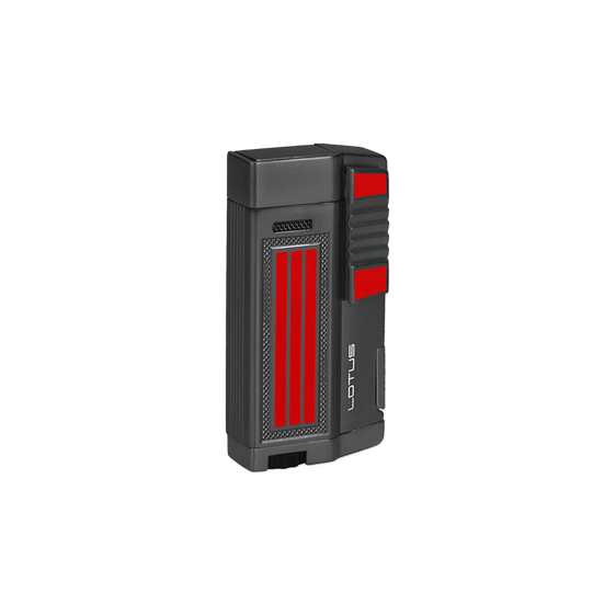 Lotus 55 Droid Double Flame Torch Lighter and Punch Cutter - Gunmetal