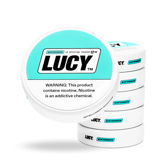 Lucy Nicotine Pouches Wintergreen 12MG - 5 Pack