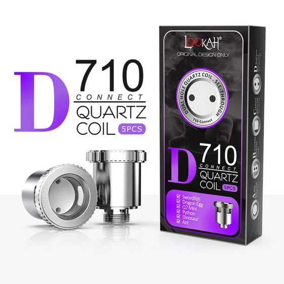 Lookah 710 Quartz Dish Coils (5 Pack) - Type D