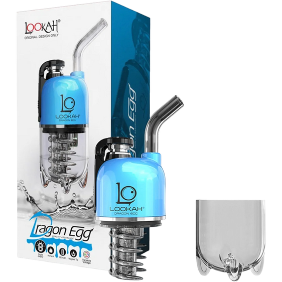 Lookah Dragon Egg Portable Electric Dab Rig - Blue