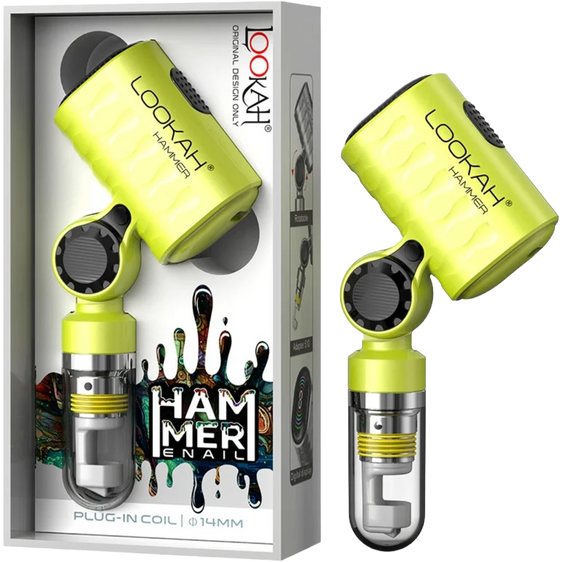 Lookah Hammer - Portable E-Nail - Neon Green