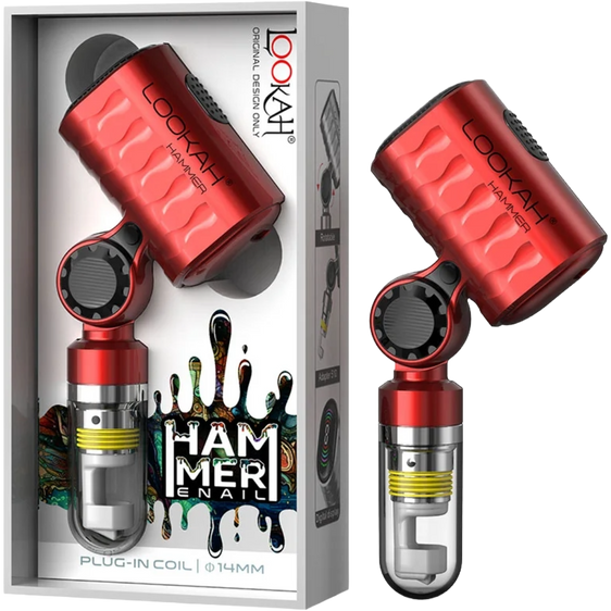Lookah Hammer - Portable E-Nail - Red
